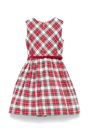 red viscose dress MONNALISA KIDS | 11D92144204301